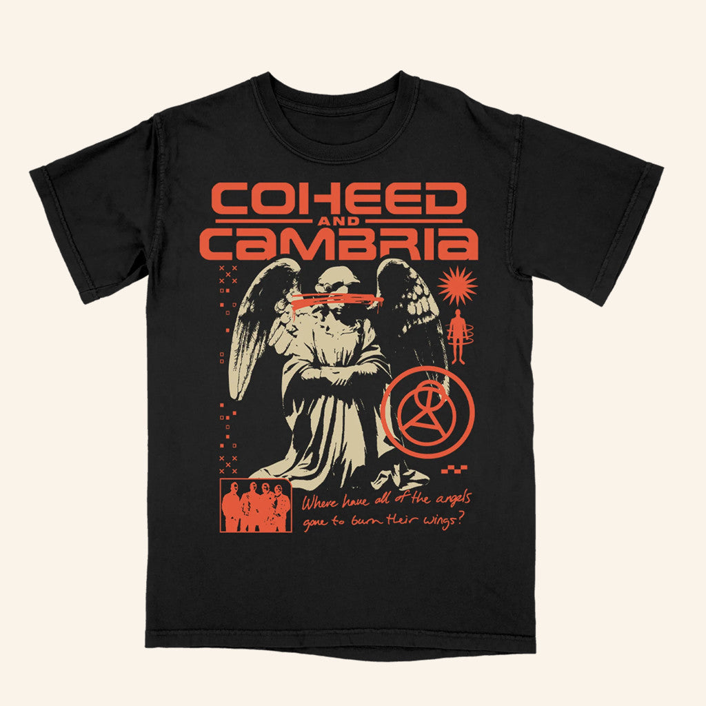 Coheed And Cambria Merch Angels Gone T-Shirt Birthday Gift Ideas For Him - Lily Birch Market