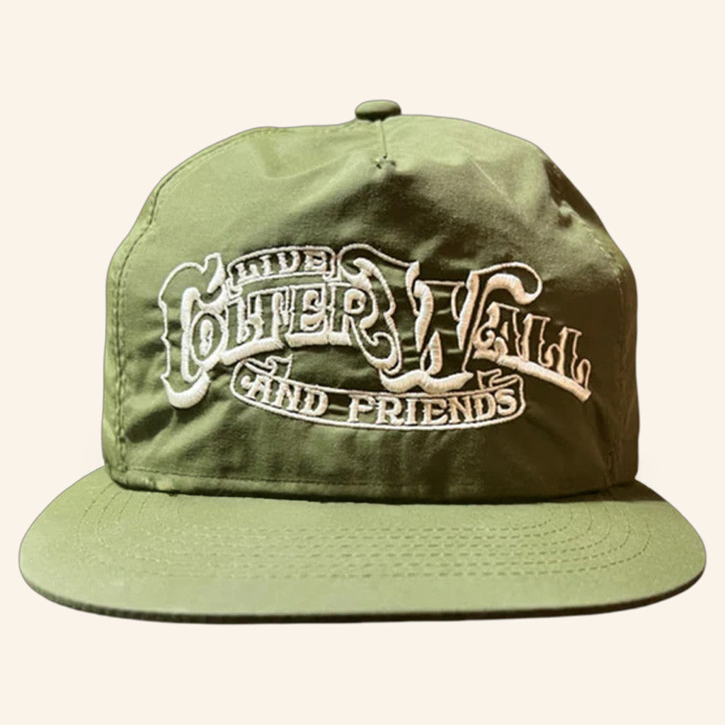 Colter Wall Merch Colter Wall And Friends Script 2025 Tour Snapback Hat Embroidered Dad Gifts - Lilybirchmarket