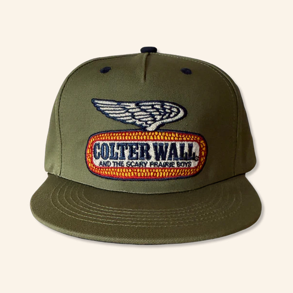 Colter Wall Merch Colter Wall Flying Corn Embroidered Snapback Hat Gifts For Him - Lilybirchmarket