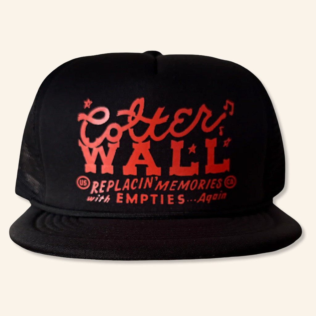 Colter Wall Merch Colter Wall Memories And Empties Foam Trucker Snapback Hat Gifts For Him - Lilybirchmarket