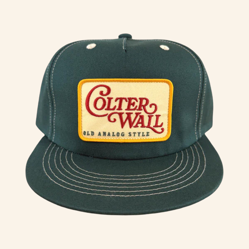Colter Wall Merch Colter Wall Old Analog Style Vintage Embroidered Snapback Hat Him Gifts - Lilybirchmarket