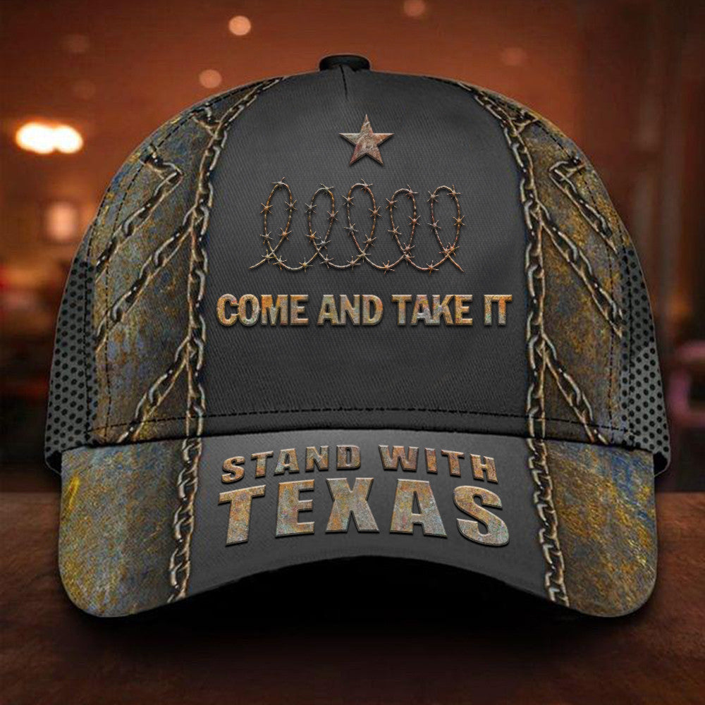 Come And Take It Hat I Stand With Texas Hat - Lilybirchmarket
