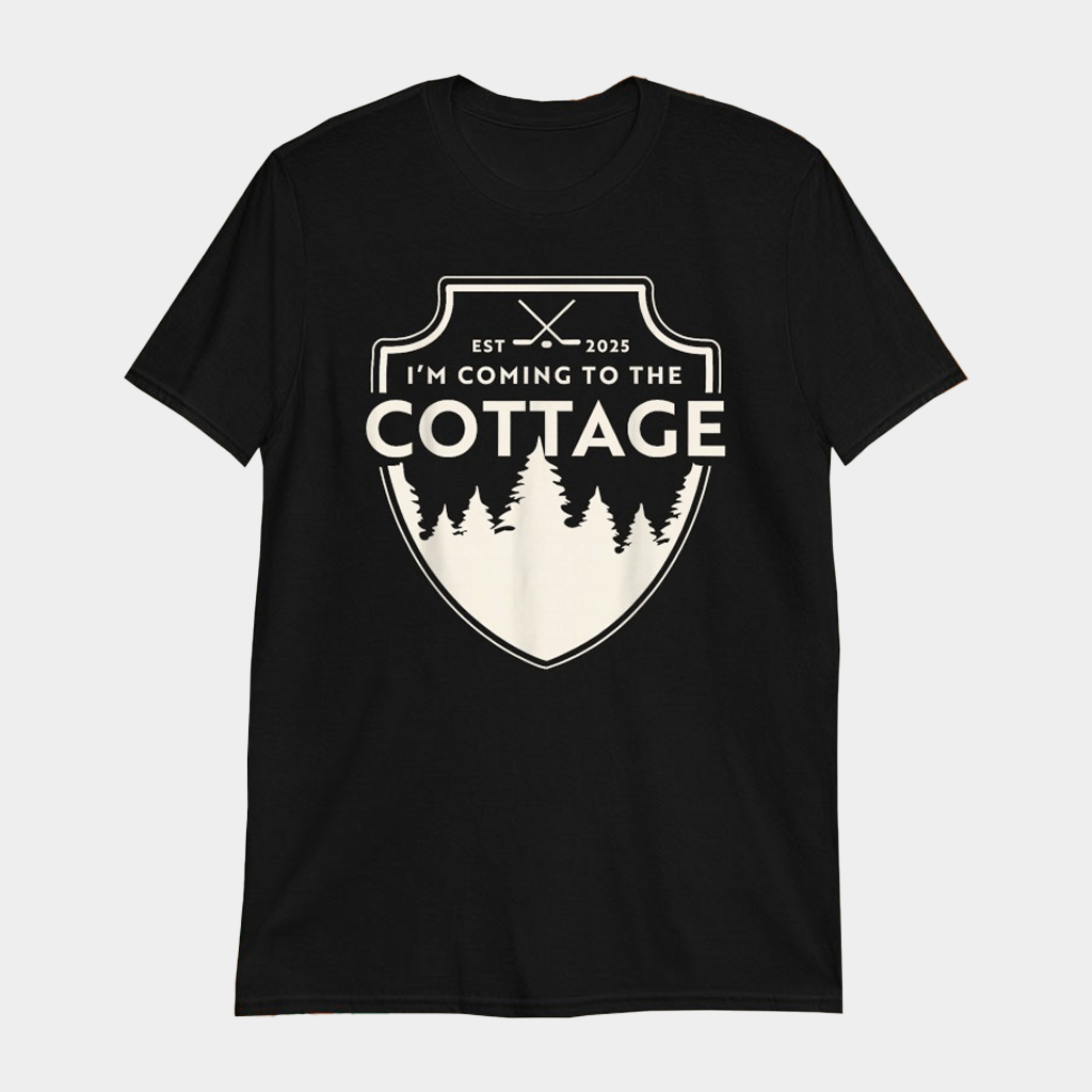 Coming To The Cottage Hookey T-Shirt Heated Rivalry Inspired Merch Gifts For Hockey Fans - Lily Birch Market