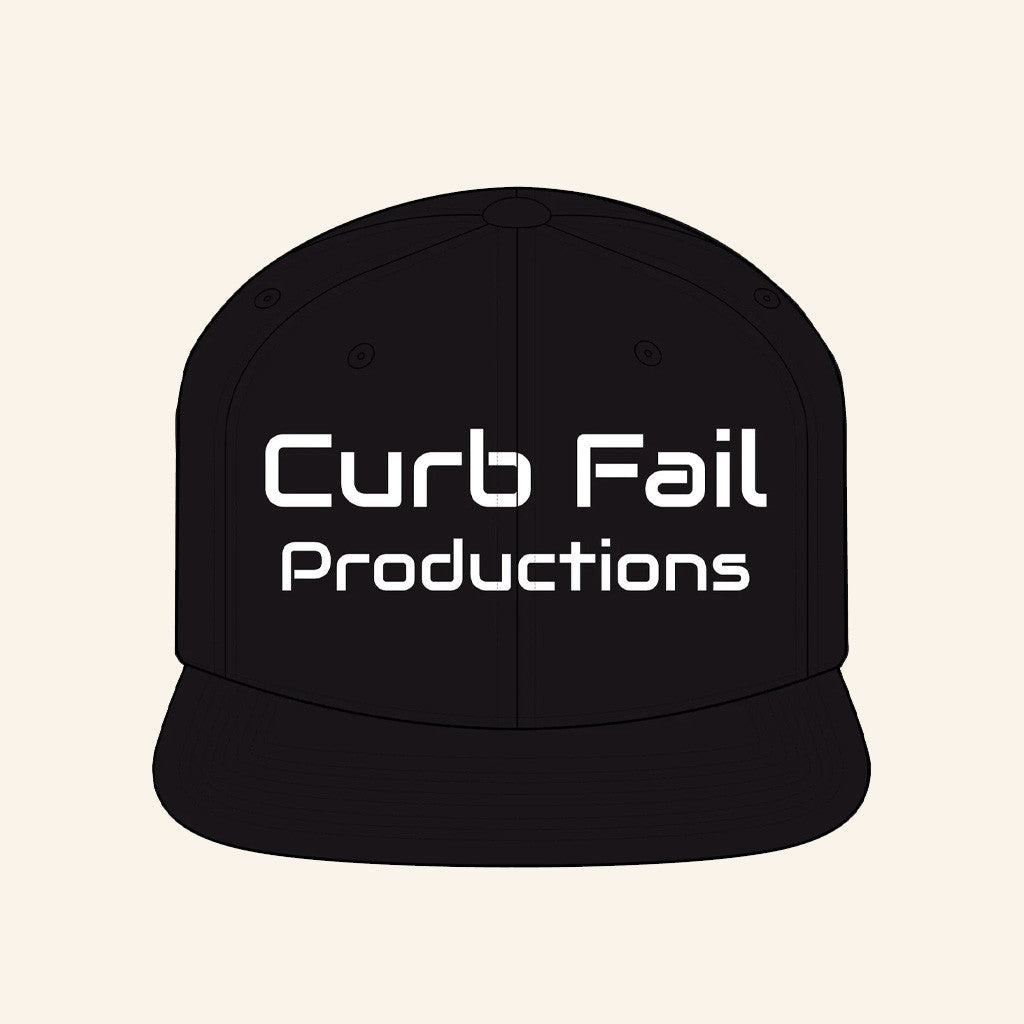 Common X Podcast Merch Curb Fail Productions Snapback Hat Embroidered Gifts For Father - Lilybirchmarket