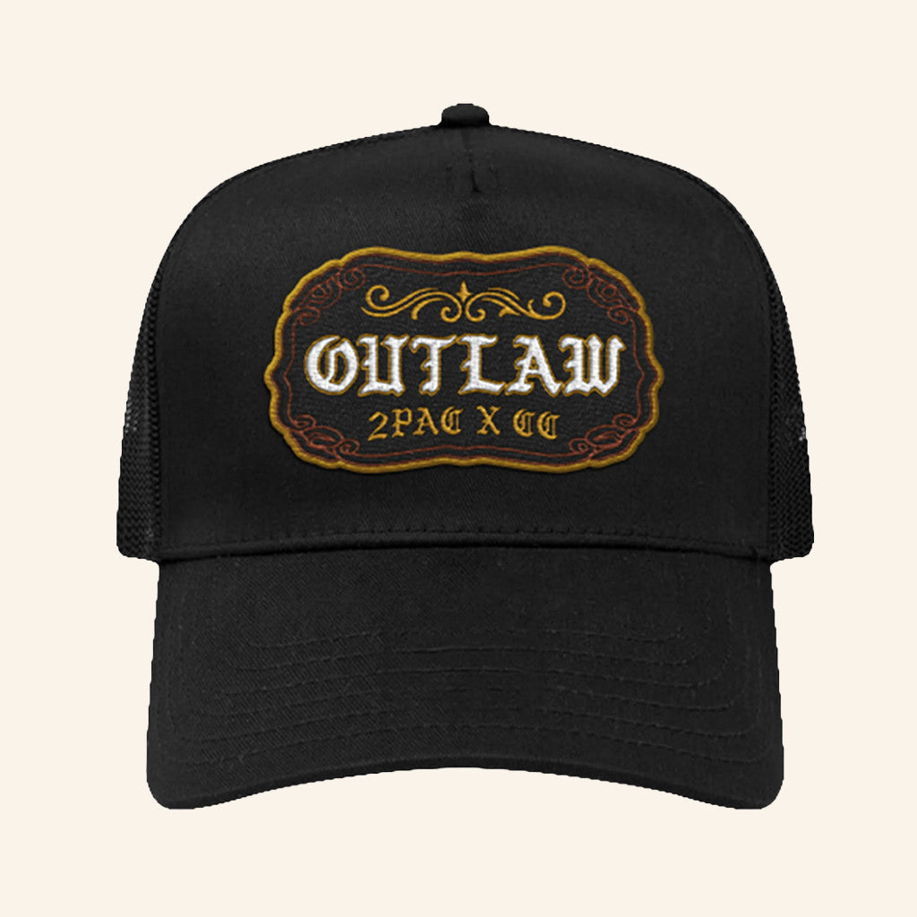 Complex Merch Compton Cowboys X 2Pac Outlaw Trucker Hat Gifts For Rap Lovers - Lilybirchmarket