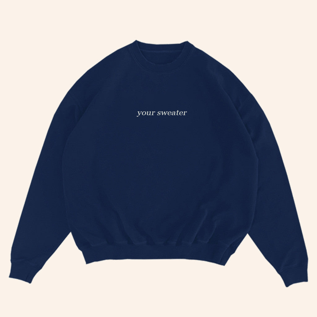 Conan Gray Heather Sweater 2025 Conan Gray Merch Your Sweater Navy Sweatshirt Gifts For Sister - Lilybirchmarket
