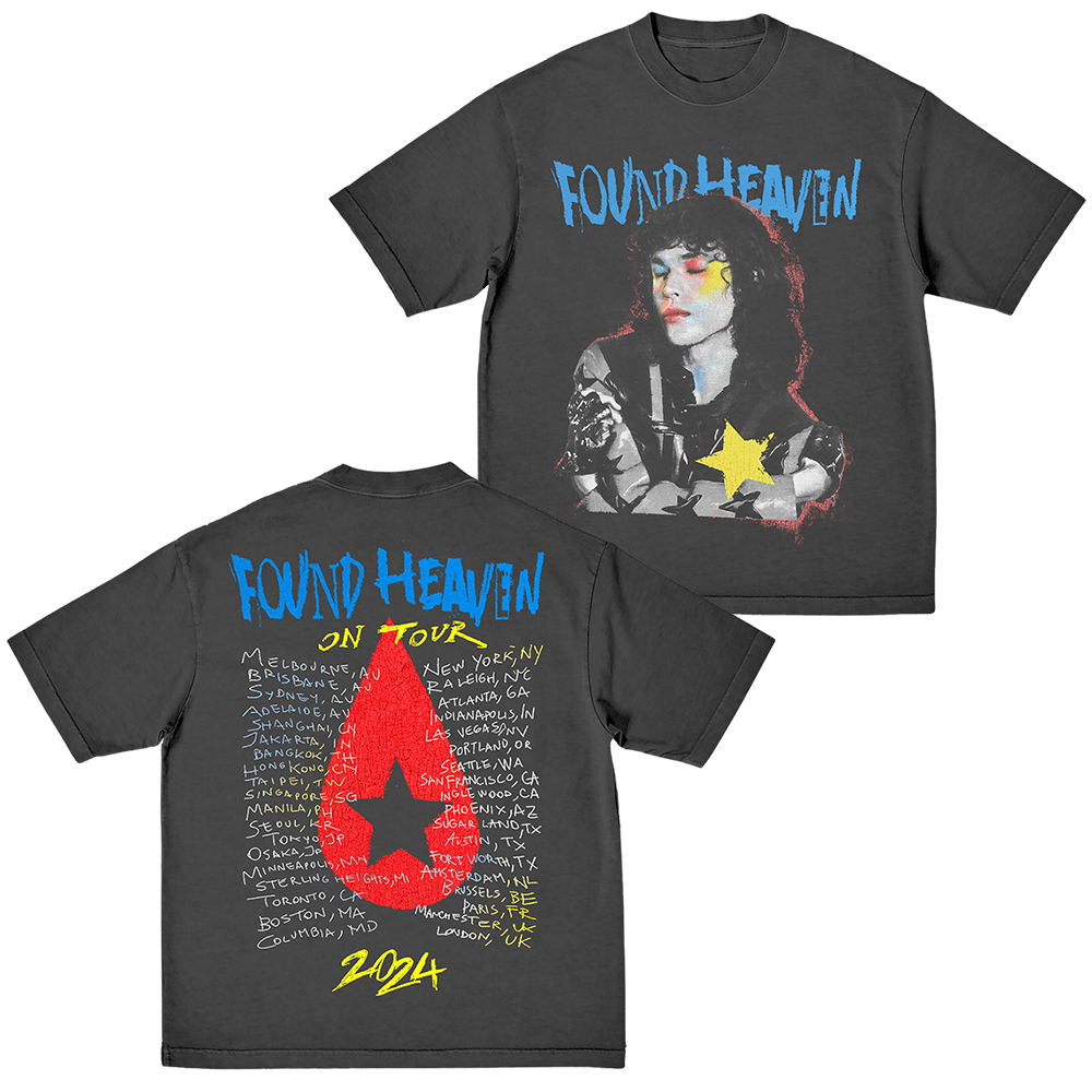 Conan Gray Merch Conan Gray Found Heaven On Tour 2024 T-Shirt Good Fathers Day Gifts - Lily Birch Market