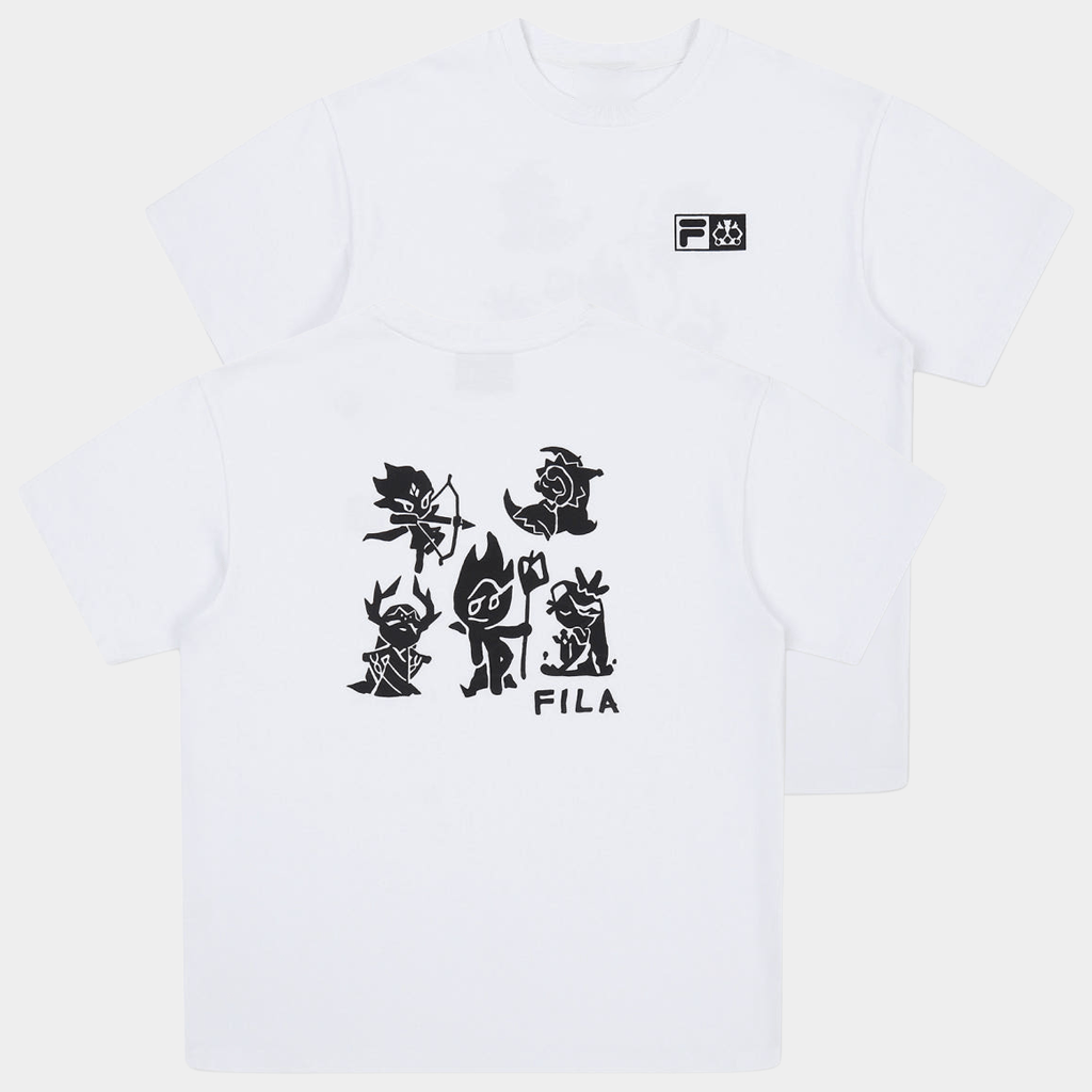 Cookie Run Merch Cookie Run x FILA Legendary Cookie Box T-Shirt Gifts For Besties - Lily Birch Market