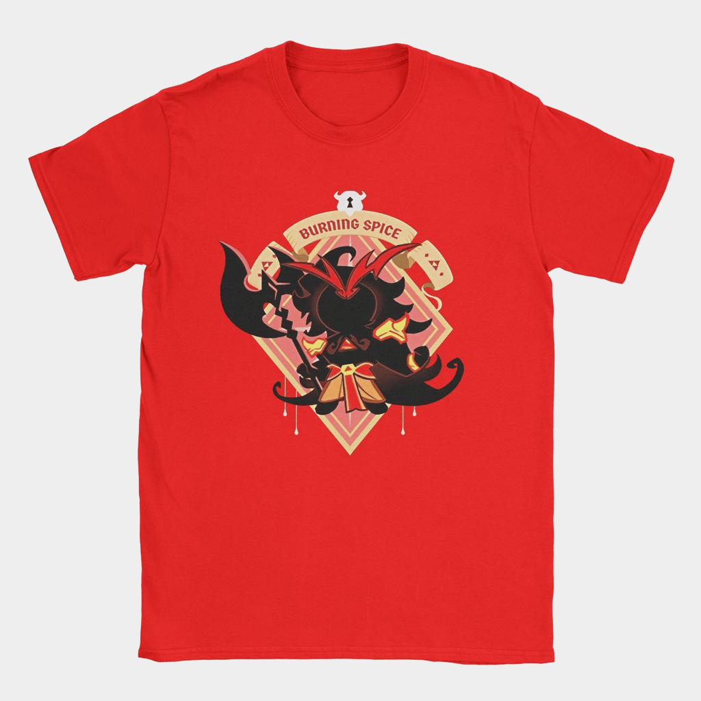 Cookie Run Merch Kingdom Burning Spice Cookie T-Shirt Good Gifts For Son - Lily Birch Market
