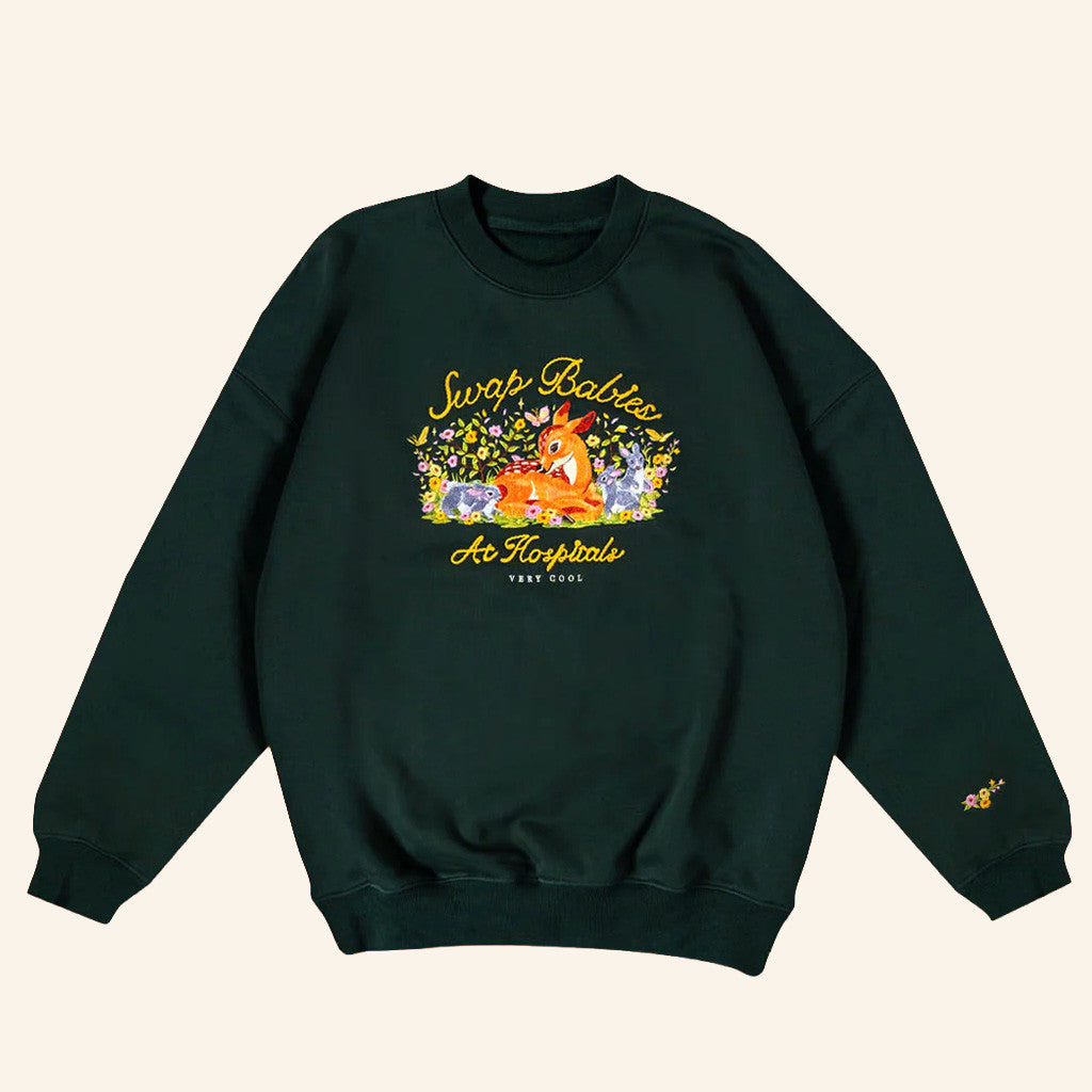 Cool Shirtz Merch Swap Babies At Hospital Sweatshirt Xmas Gifts For Friends - Lilybirchmarket