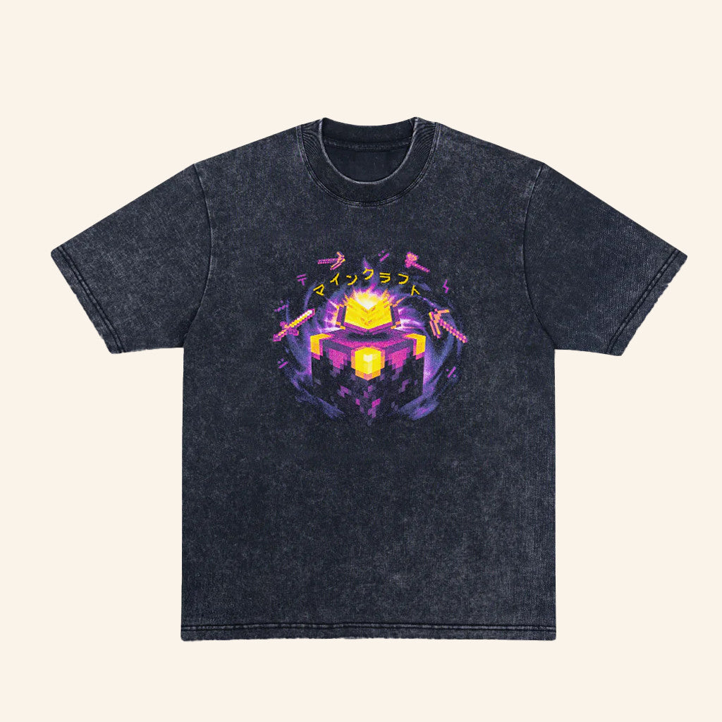 Cool Shirtz Merch Very Cool X Minecraft Enchanted Wash T-Shirt Xmas Gifts For Him - Lily Birch Market