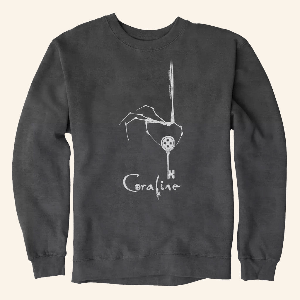Coraline Merch Coraline Skeleton Key Sweatshirt Christmas Gifts For Husband - Lilybirchmarket