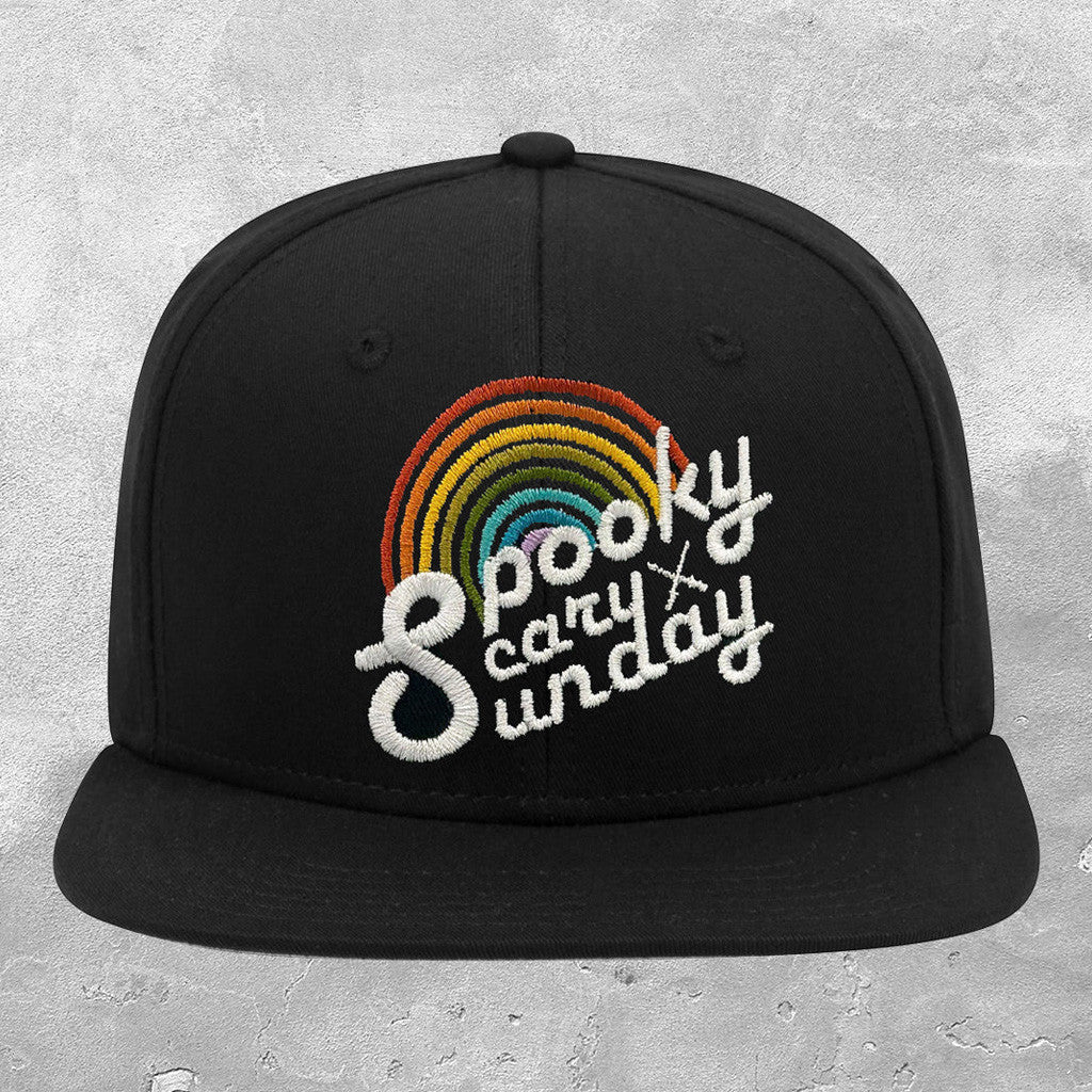 Coryxkenshin Merch Spooky Scary Sunday Snapback Hat Embroidered Gifts For Him - Lilybirchmarket