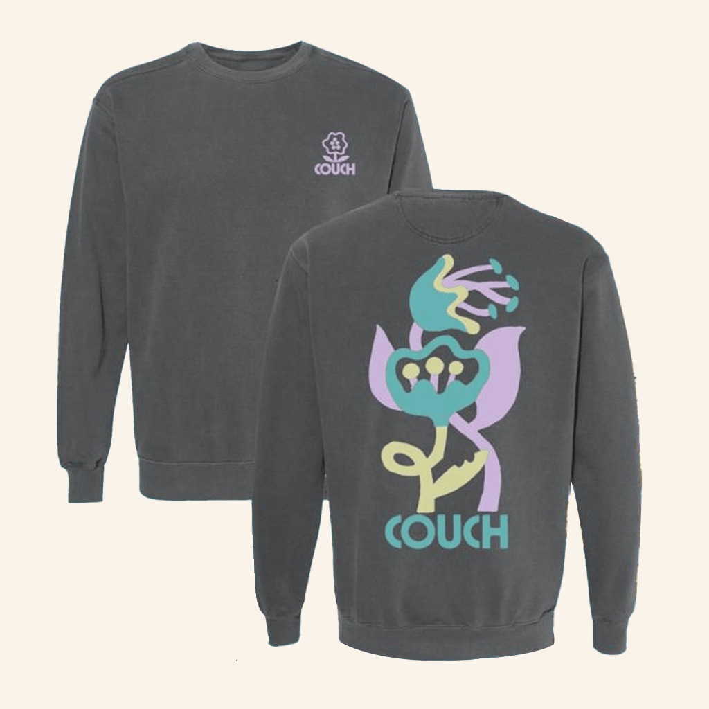 Couch The Band Merch Lily Flower Crewneck Sweatshirt Best Gifts For Girlfriend - Lilybirchmarket