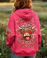 Cow Apparently I Have An Attitude Hoodie Cute Cow Valentine Pullover Gift For Animal Lovers - Lilybirchmarket