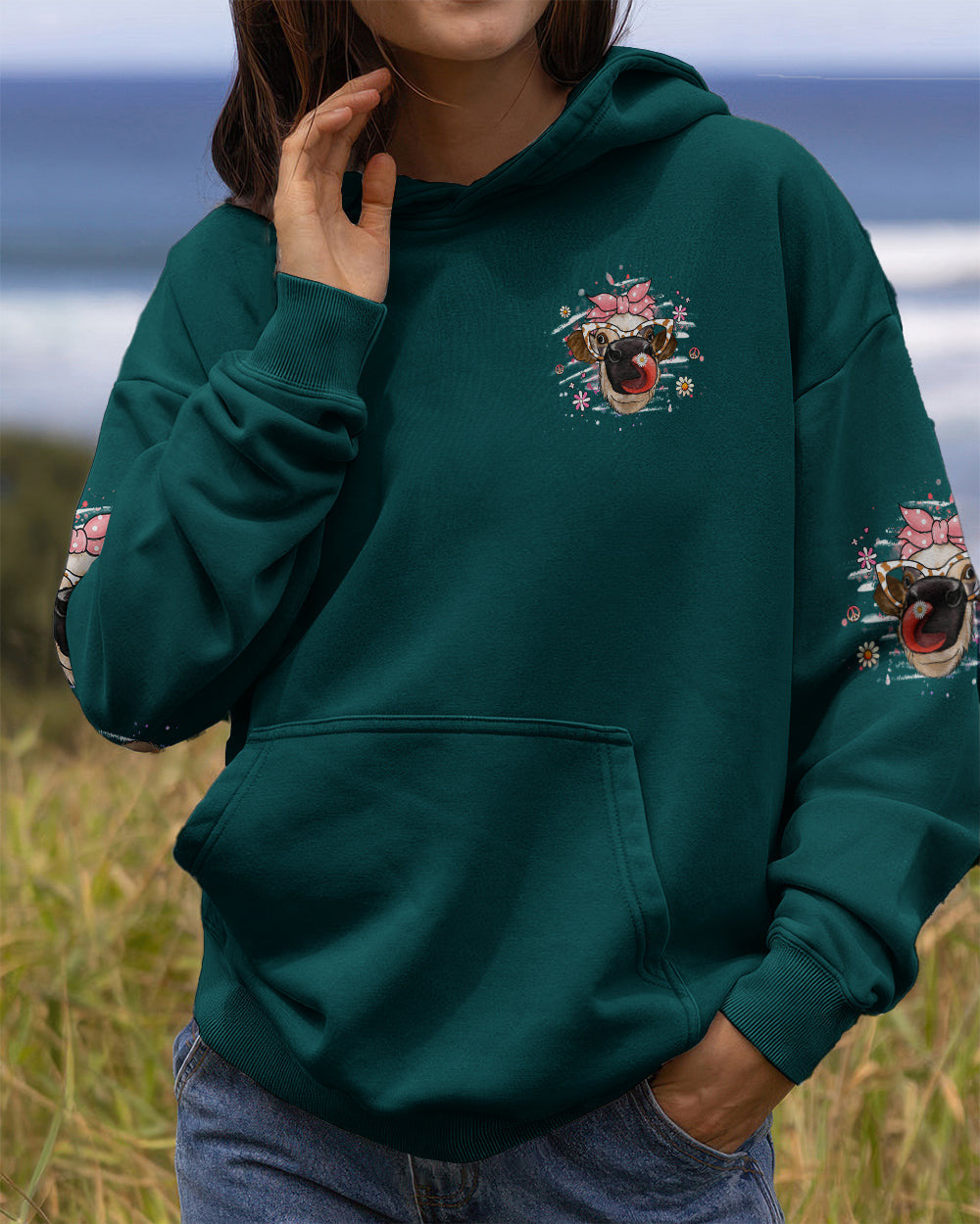 Cow Apparently I Have An Attitude Hoodie Funny Highland Cow Pullover Gift For Lady - Lilybirchmarket