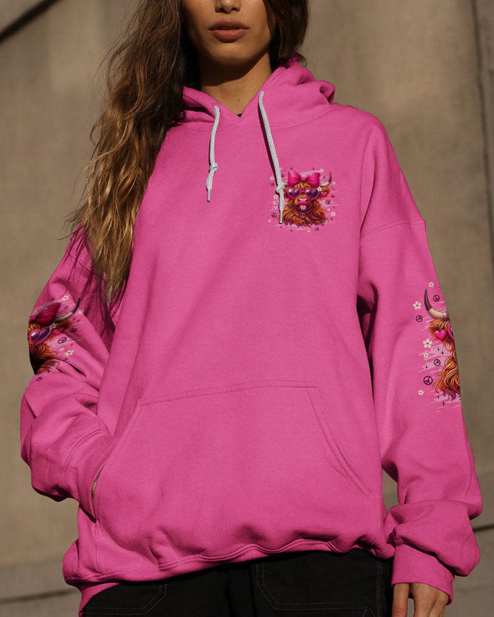 Cow Apparently I Have An Attitude Hoodie Sassy Cow With Pink Bow Heart Sunglasses Gift For Wife - Lilybirchmarket
