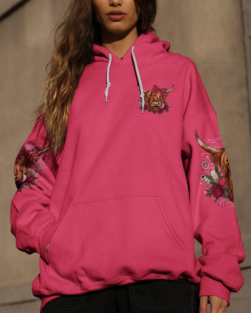 Cow Apparently I Have An Attitude Hoodie Sassy Cow With Pink Bow Roses Merch Gift For Sisters - Lilybirchmarket
