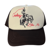 Cowboy Like Me Hat Western Style Gift Idea for Husband Taylor Inspired Merch - Lilybirchmarket