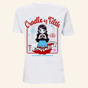 Cradle Of Filth Merch My First Bloodbath White T-Shirt Cool Gifts For Music Lovers - Lily Birch Market