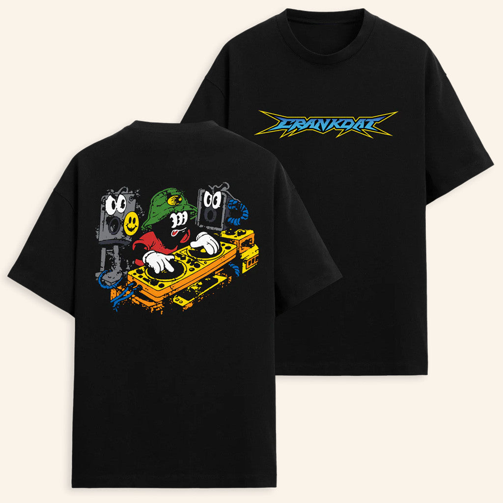 Crankdat Merch Festival Black T-Shirt Unique Gifts For DJ Lovers - Lily Birch Market