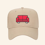 Crash Adams Red Couch Embroidered Hat Gifts For Dudes - Lilybirchmarket