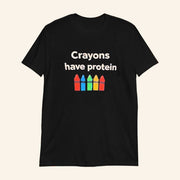 Crayons Have Protein Shirt Funny Military Humor T-Shirt Gifts For Veteran - Lily Birch Market