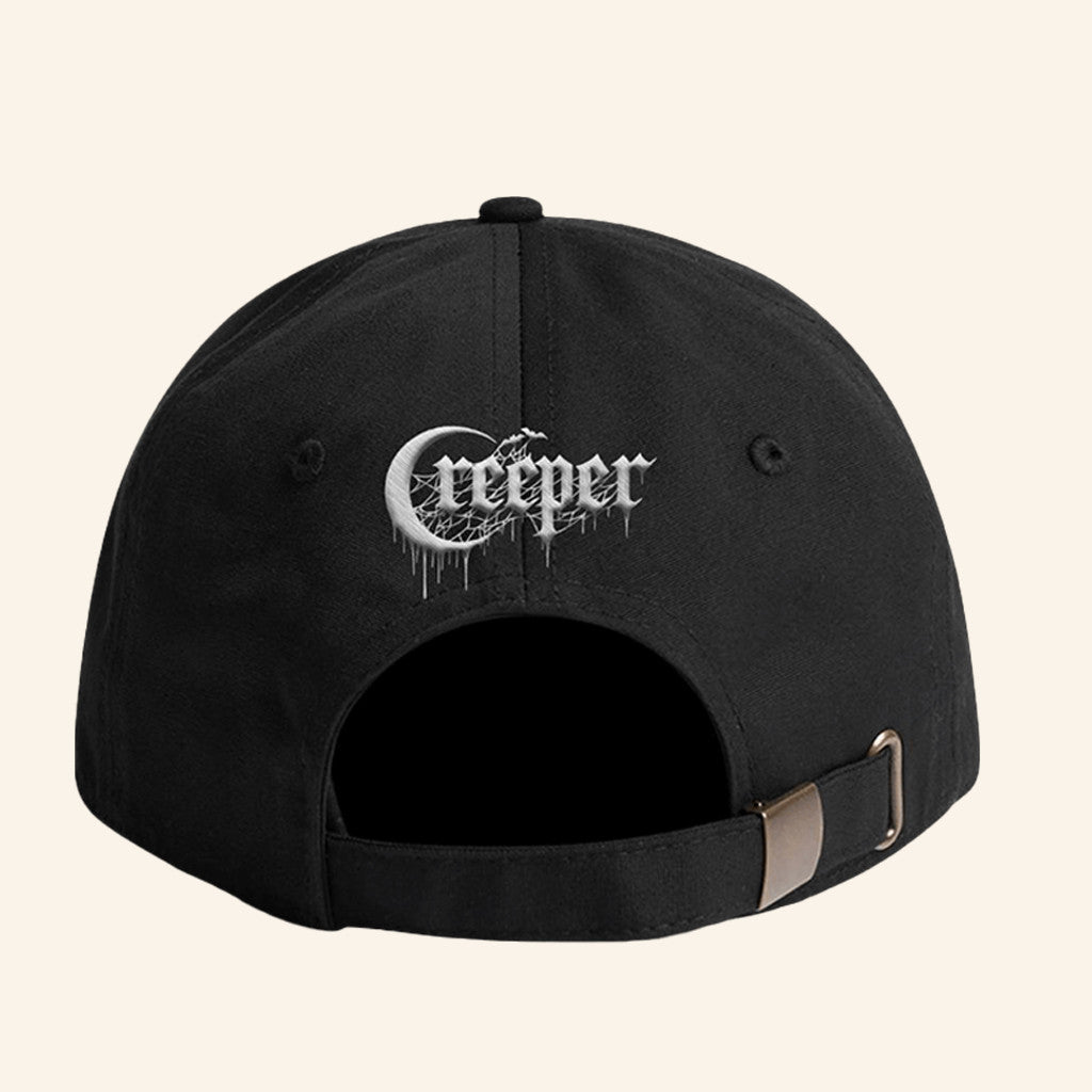 Creeper Cult Merch Horny Dracula Music Embroidered Hat Presents For Music Lovers - Lilybirchmarket