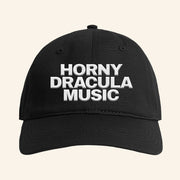 Creeper Cult Merch Horny Dracula Music Embroidered Hat Presents For Music Lovers - Lilybirchmarket