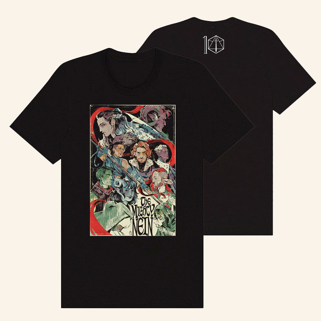Critrole Merch The Mighty Nein Vintage Poster T-Shirt Christmas Present For Dad - Lily Birch Market