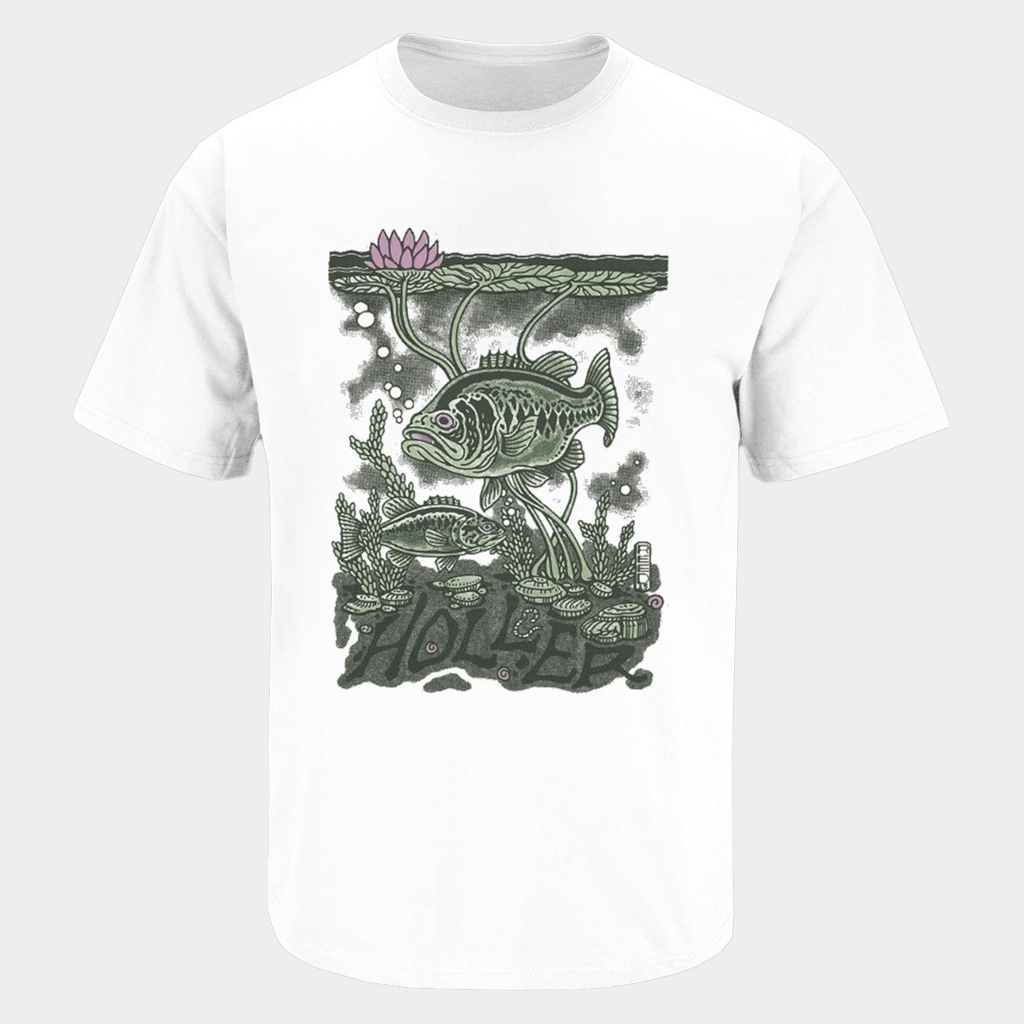 Crooked Creek Holler Bigmouth Bass T-Shirt Gifts Ideas For Outdoorsman - Lily Birch Market
