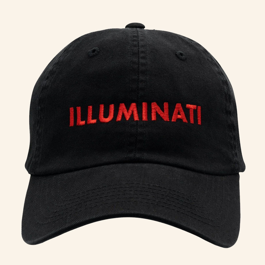 Crooked Merch Illuminati Embroidered Hat Gift Ideas For Husband - Lilybirchmarket