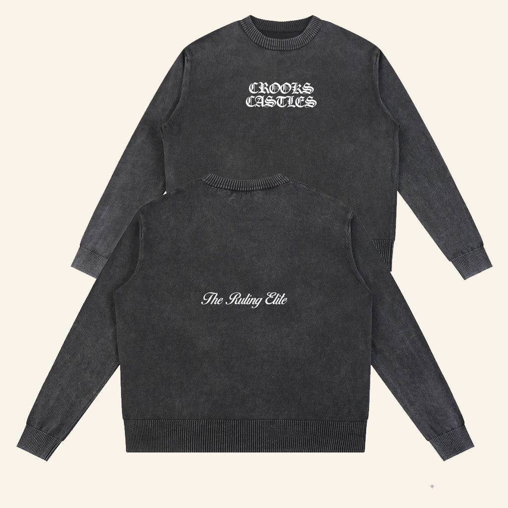 Crooks And Castles Merch The Ruling Elite Sweatshirt Gifts For Friends - Lilybirchmarket