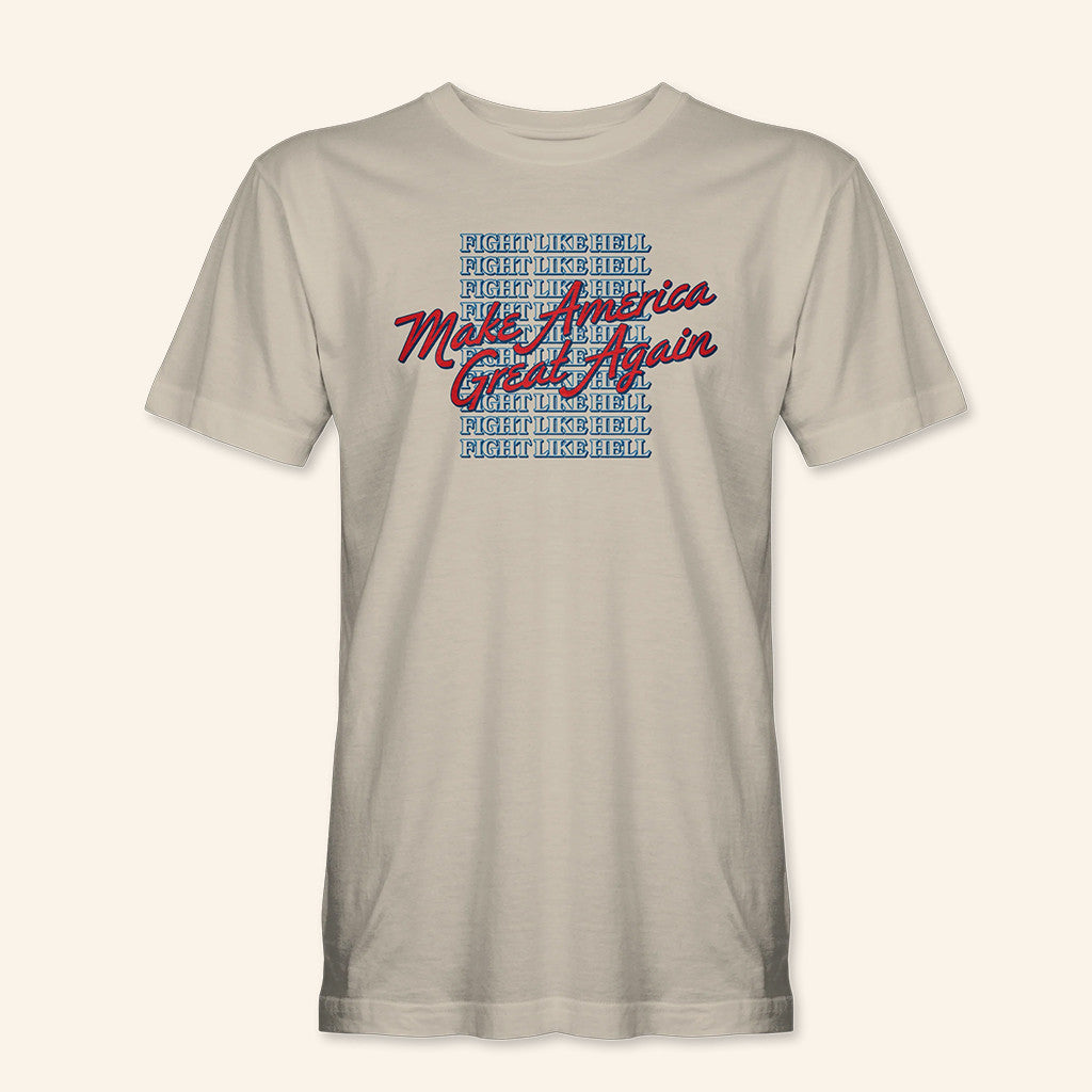 Crowder Merch Make America Great Again T-Shirt Fight Like Hell Shirt Gifts For MAGA Supporters - Lily Birch Market