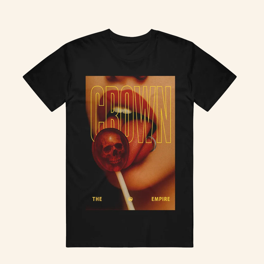 Crown The Empire Band Merch Lollipop Black T-Shirt Gift Ideas For Her - Lily Birch Market