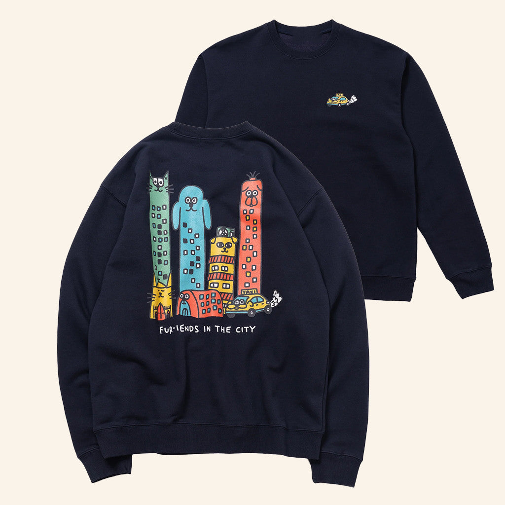 Cruddy Merch Bigwave Furiends In The City Sweatshirt Unique Gifts For Friends - Lilybirchmarket