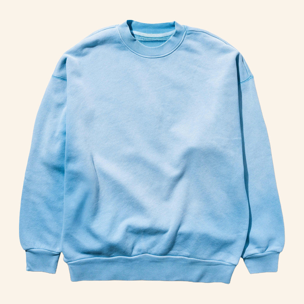 Crumbl Merch Blue Sun Faded Sweatshirt Best Birthday Gift For Husband - Lilybirchmarket