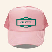 Crumbl Merch Pink Summer Grid Trucker Hat Gifts For Girlfriend - Lilybirchmarket