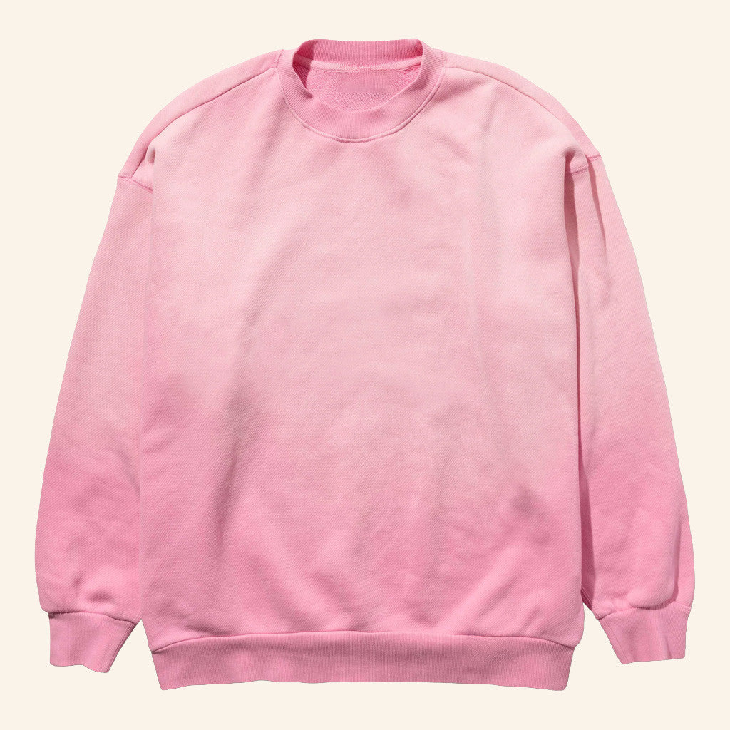 Crumbl Merch Pink Sun Faded Sweatshirt Unique Gifts For Girlfriend - Lilybirchmarket