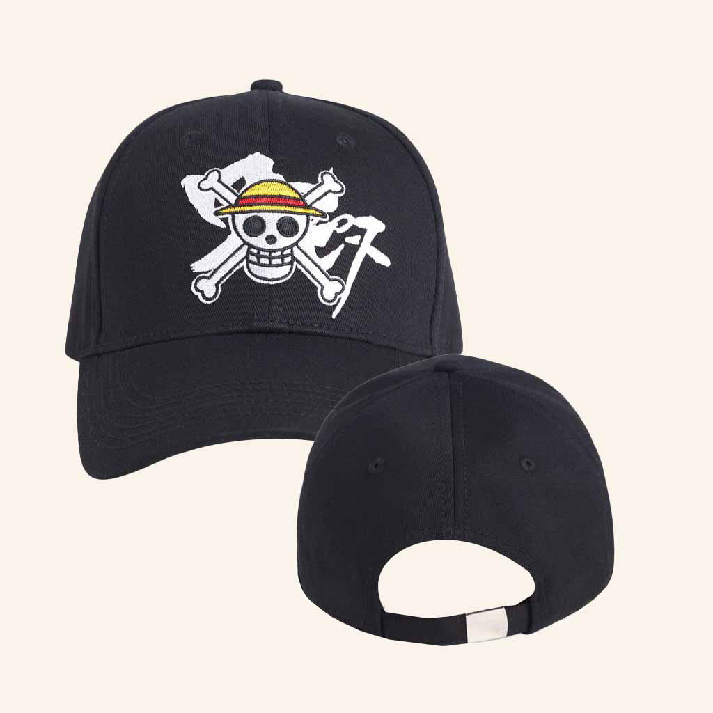Crunchyroll Merch One Piece X Dim Mak Straw Hat Embroidered Gift Ideas For Dad - Lilybirchmarket