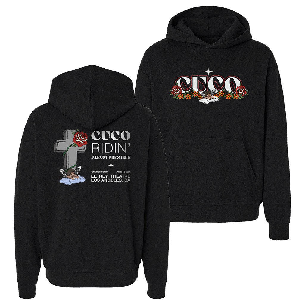 Cuco Merch Cuco Ridin Premiere Black Hoodie Gift Ideas For Fans - Lily Birch Market
