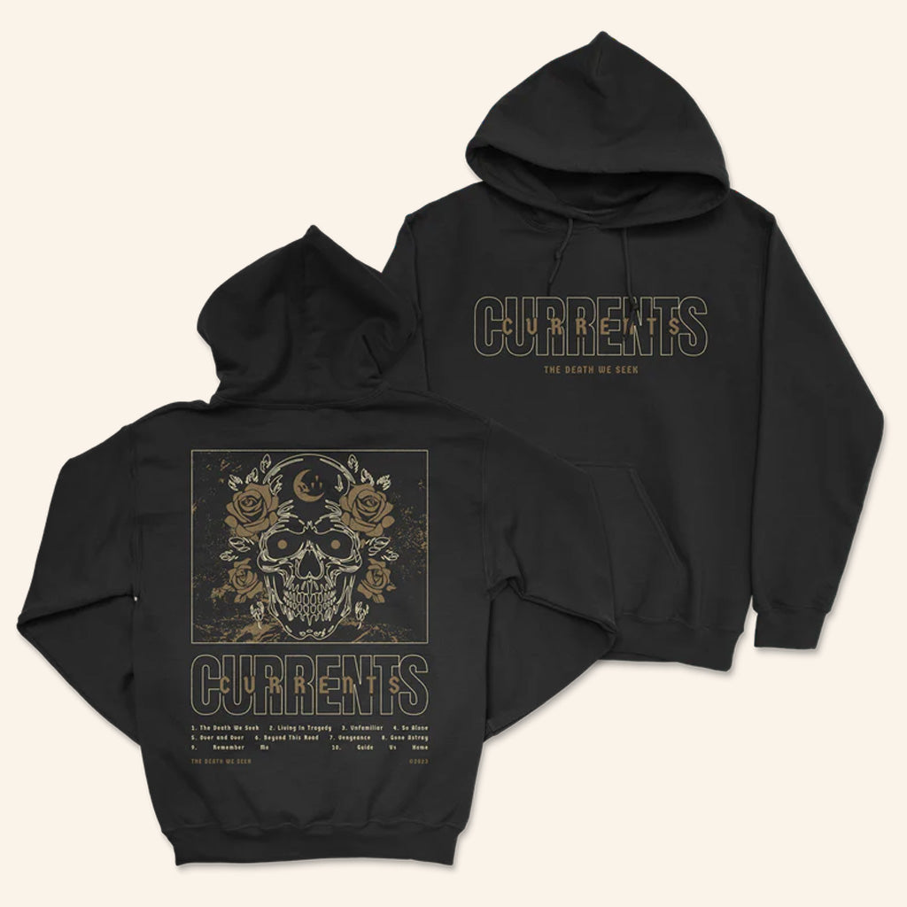 Currents Band Merch Skull And Rose Hoodie Dad Christmas Gifts - Lilybirchmarket