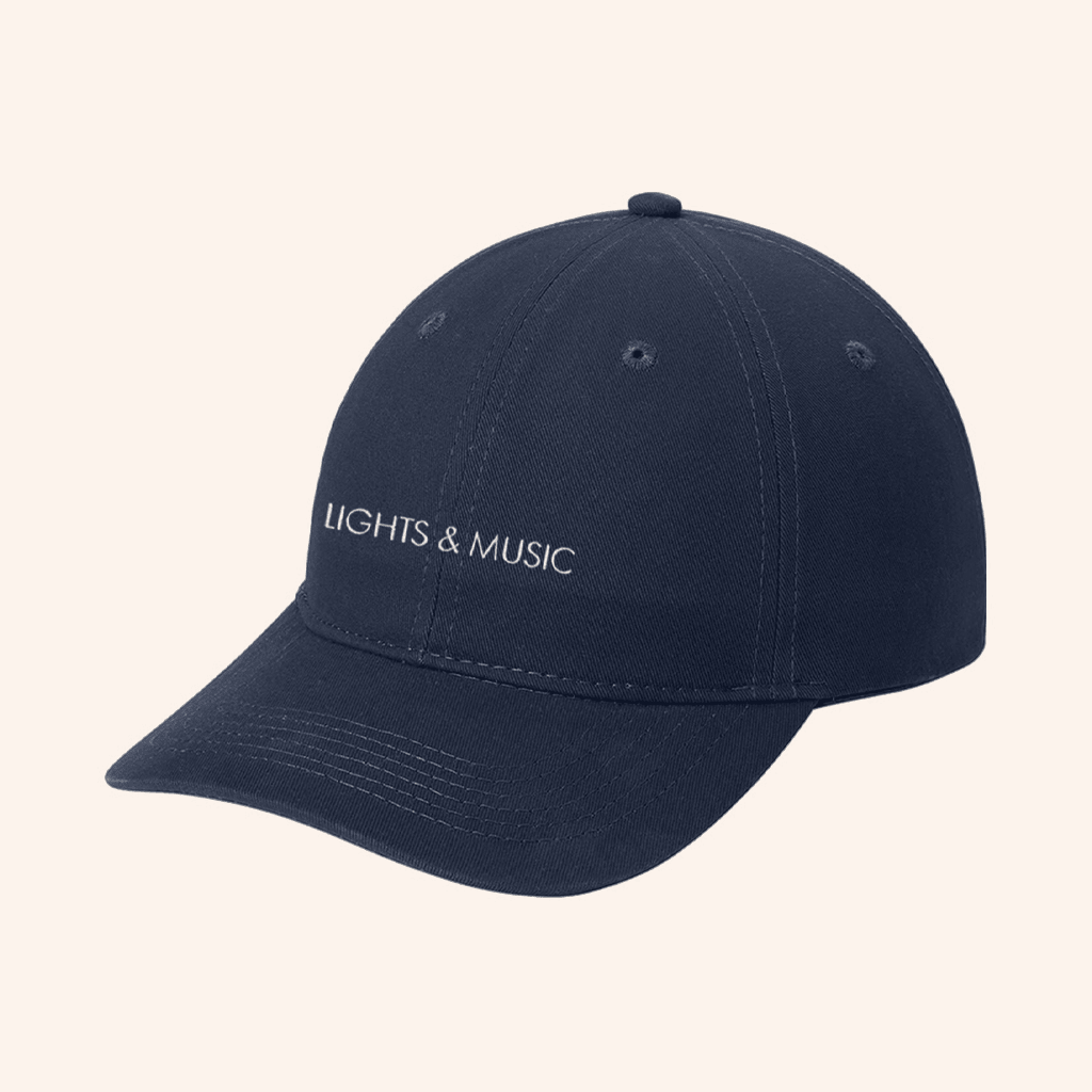 Cut Copy Merch Lights And Music Embroidered Hat Music Related Gifts For Guys - Lilybirchmarket