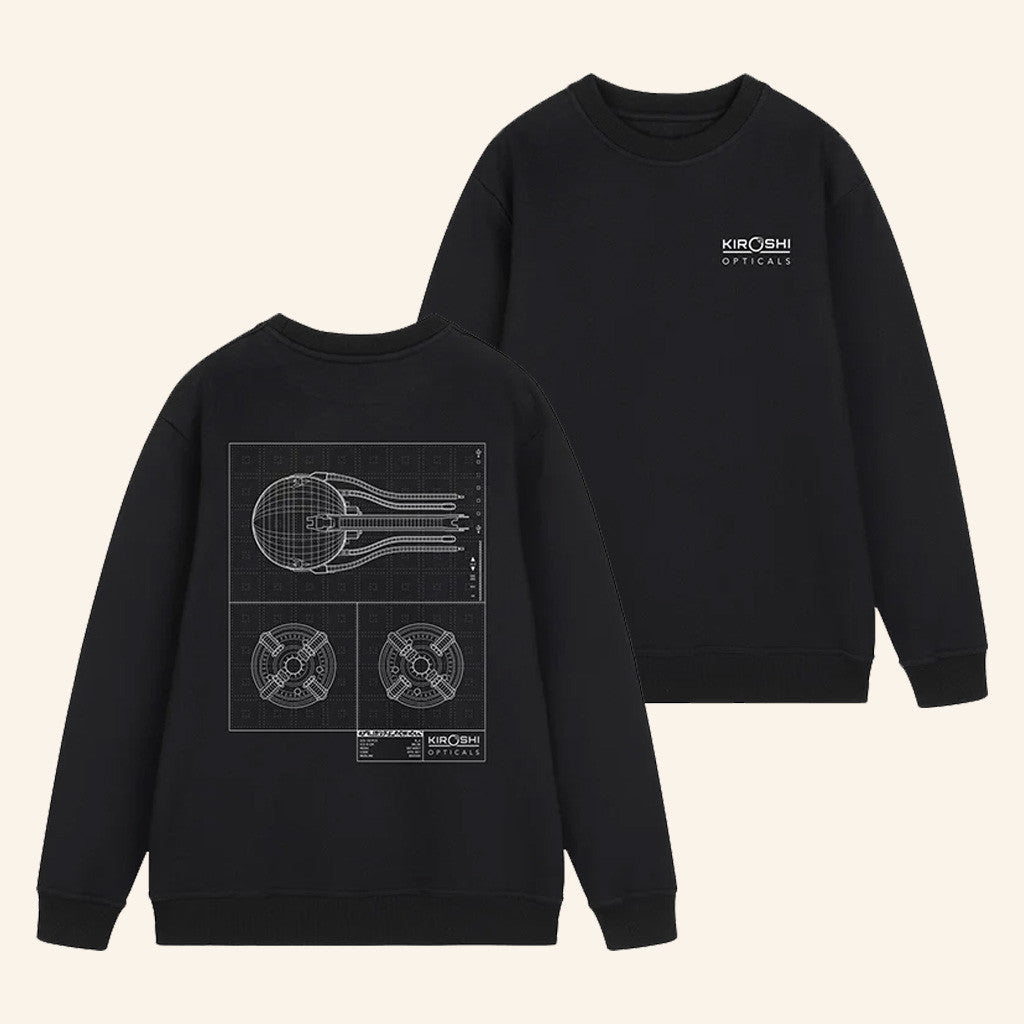 Cyberpunk 2077 Merch Cyberpunk 2077 Kiroshi Optics Techprint Crewneck Sweatshirt Him Gifts - Lilybirchmarket