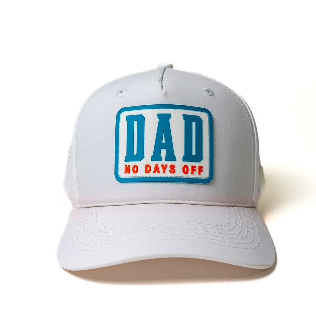 Dad No Days Off Hat Embroidered White Hat Gift Ideas For Dad - Lilybirchmarket