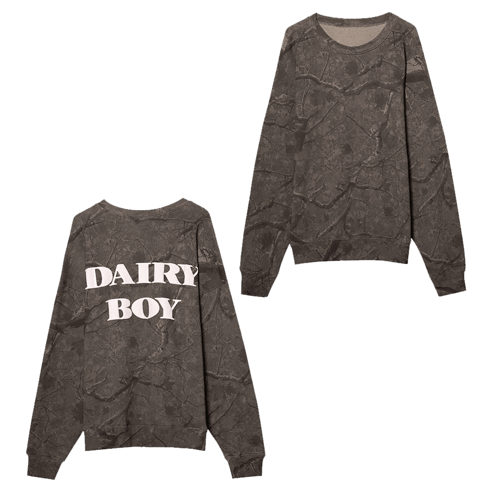 Dairy Boy Camo Sweatshirt Dairy Boy Merch Meaningful Father's Day Gifts - Lilybirchmarket