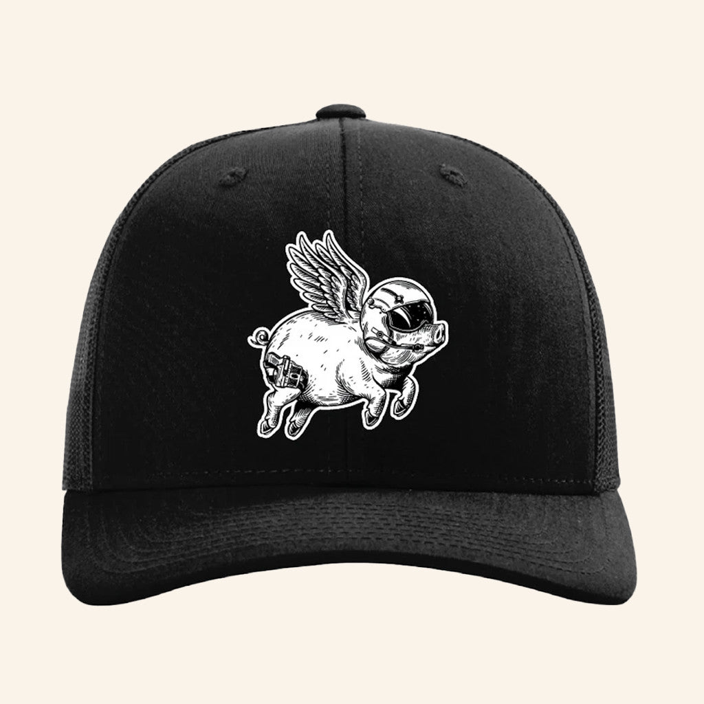Dale Stark Merch World Famous Flying Cowpig Trucker Hat Gift Ideas For Him - Lilybirchmarket