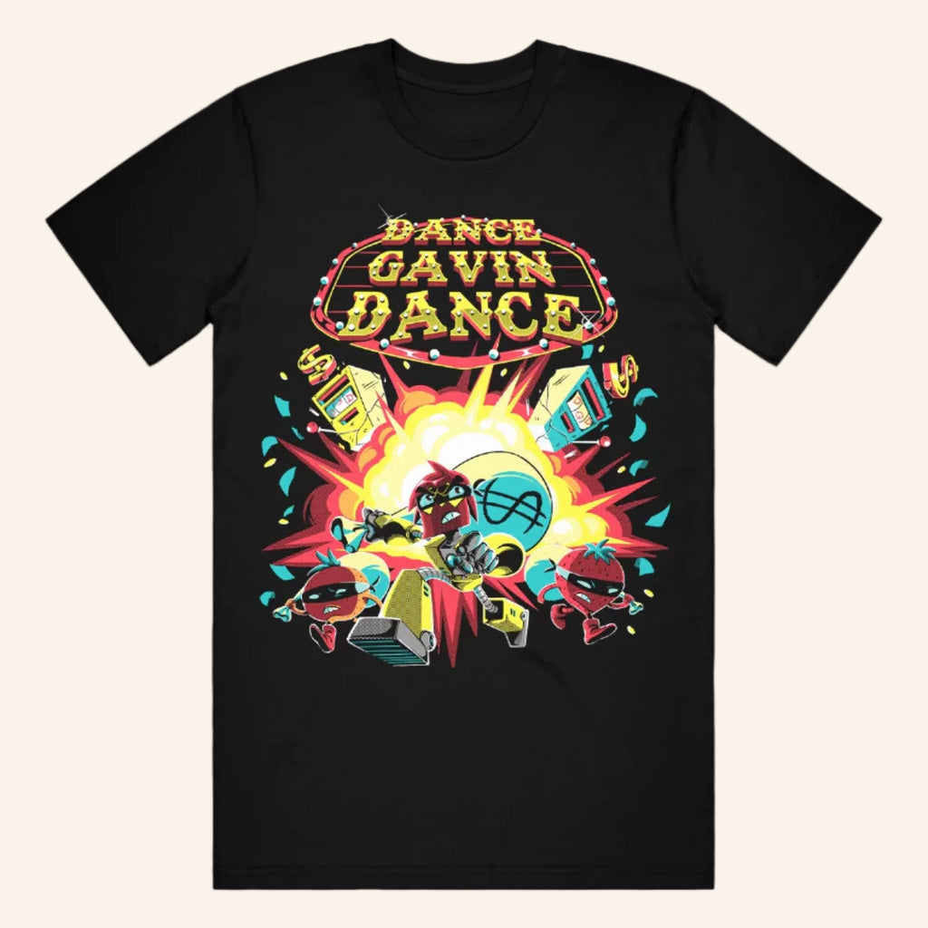 Dance Gavin Dance Merch Casino Heist T-Shirt Cool Gifts For Rock Lovers - Lily Birch Market