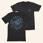 Dance Gavin Dance Merch Happiness Is Hard To Find Boat Black T-Shirt Gifts For Rock Lovers - Lily Birch Market
