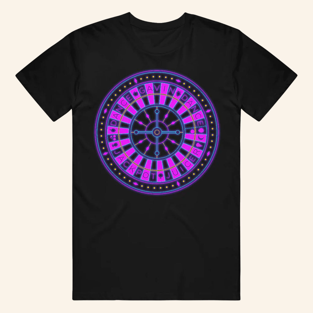 Dance Gavin Dance Merch Roulette Wheel T-Shirt Best Gifts For Rock Music Lovers - Lily Birch Market